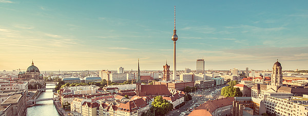 Berlin mit Blick auf den Fernsehturm